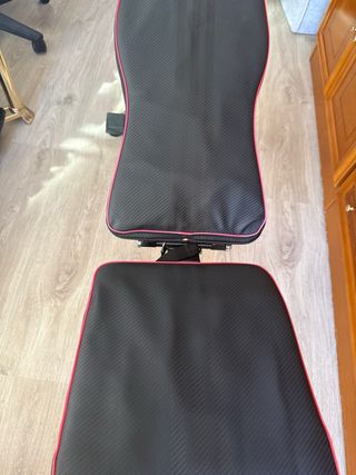 Banco de pesas ajustable y plegable