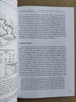 Llibre Treballs de la societat catalana geografia