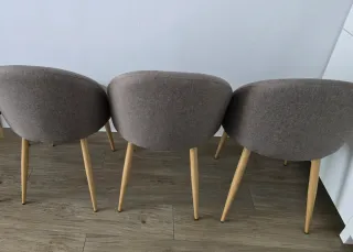 3 Sedie da Pranzo Imbottito Nuove