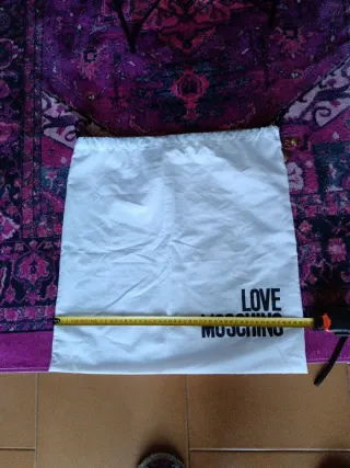 Sacchetto porta borsa Love Moschino bianco