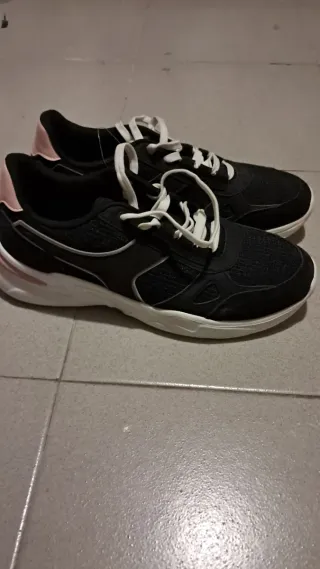 Scarpe donna Glissade nere rosa taglia 41