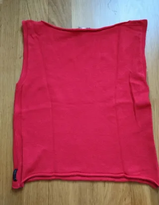 Top Armani Jeans rosso taglia M