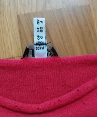 Top Armani Jeans rosso taglia M