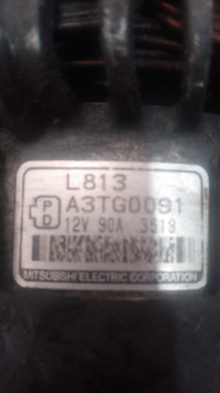 ALTERNADOR MAZDA 6 BERLINA (GG) 2.0 Active (4-pta