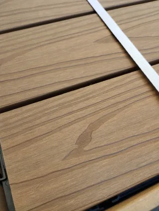 Baldosas Composite Teka Efecto Madera