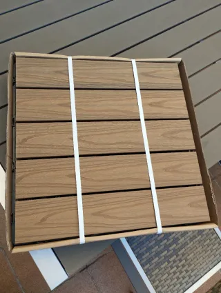 Baldosas Composite Teka Efecto Madera