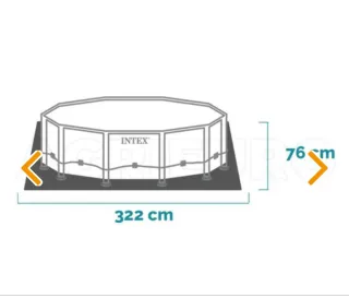 Piscina Intex Prism Frame Premium 3.1m+depuradora.