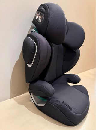 Silla Coche Cybex Solution Z i-Fix Negra + alzador