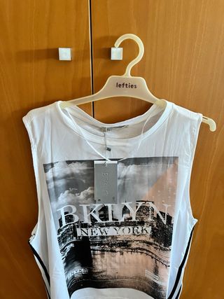 Camiseta Bershka Brooklyn New York Talla L