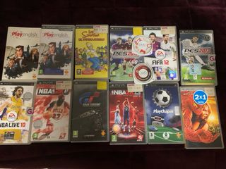 Lote Juegos PSP: NBA, FIFA, PES, Gran Turismo