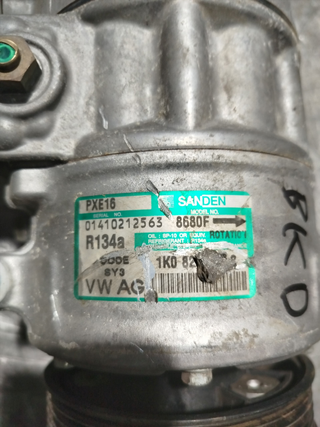 COMPRESOR AIRE ACONDICIONADO VOLKSWAGEN TOURAN (1