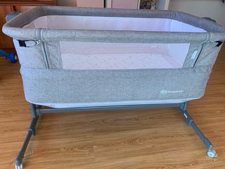 Cuna de bebé Kinderkraft gris