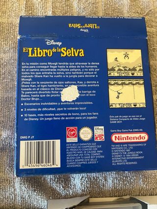 El Libro de la Selva Game Boy Disney