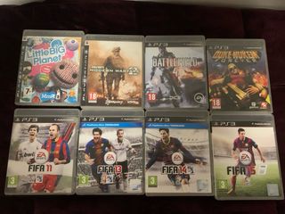 PS3 Juegos: FIFA, Battlefield, Call of Duty