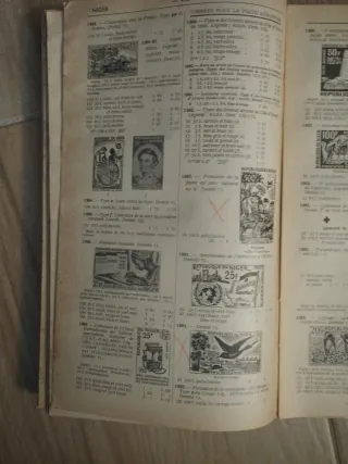 Catálogo Sellos Yvert et Tellier 1966