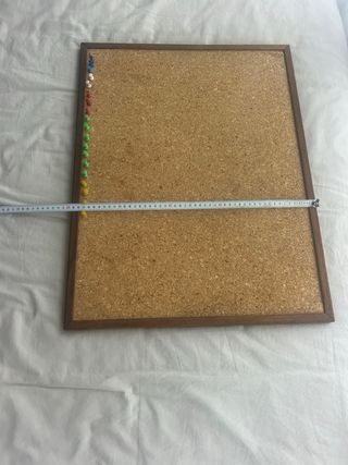 Tablero de Corcho Marrón y Multicolor