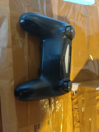 Mando PS4 + funda silicona rosa