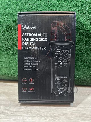 Pinza Amperimétrica Profesional AstroAI