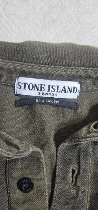Stone Island Polo Maniche Lunghe Uomo XL Verde