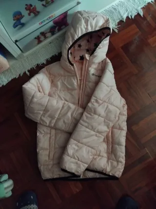 Abrigo Champion rosa niña Talla L