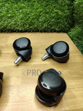 Set di ruote per sedia girevole da ufficio 5 pezzi