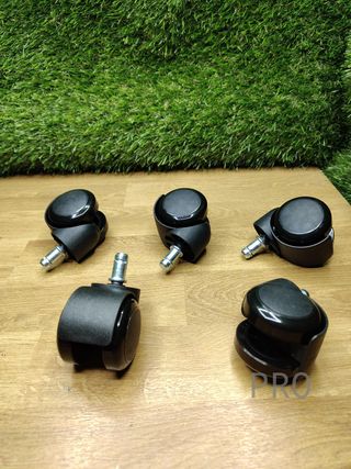 Set di ruote per sedia girevole da ufficio 5 pezzi