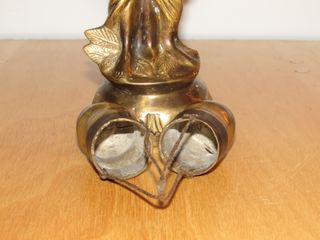 Antigua figura oriental chino pescador Japón China