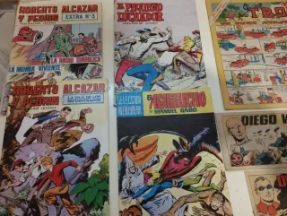 Lote de 14 tebeos antiguos.
