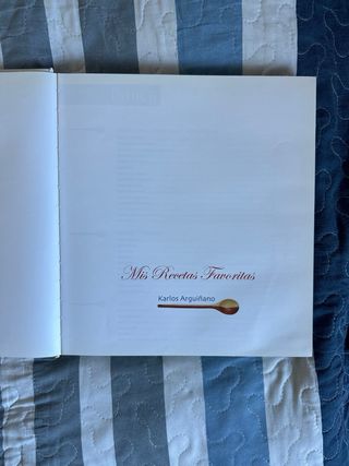 Libro Mis Recetas Favoritas de Karlos Arguiñano