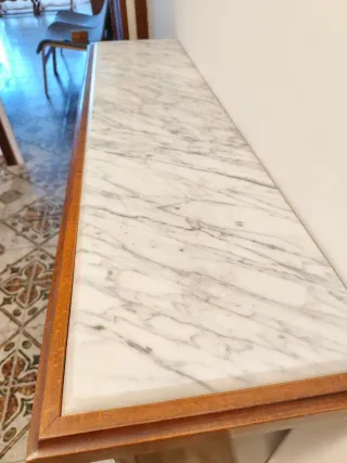 Mueble recibidor clásico madera