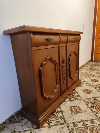 Mueble recibidor clásico madera