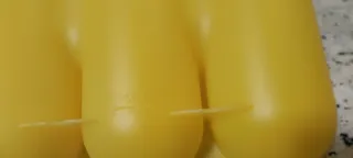 Porta posate giallo