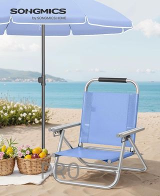 Silla de playa plegable portátil - Songmics
