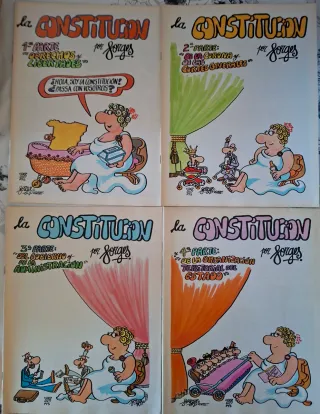 Lote 4 revistas Constitución segun Forges