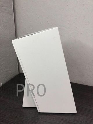 Supporto per coltelli da cucina in bambù, 25x11x17 cm, bianco