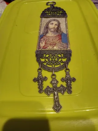 Icono tapiz de seda  religioso