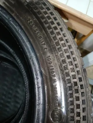 4 neumáticos 225/55/r17 H104