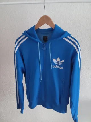 Chaqueta deportiva Adidas azul vintage
