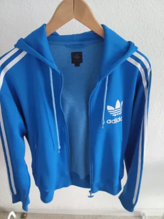 Chaqueta deportiva Adidas azul vintage