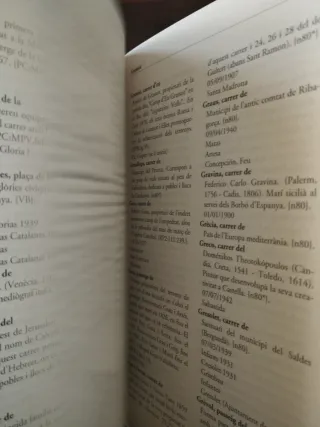 Diccionari nomenclator de les vies publiques de...