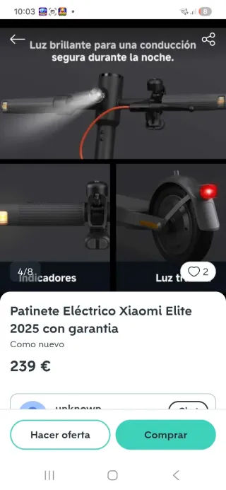 Patinete Eléctrico Xiaomi Elite 2025
