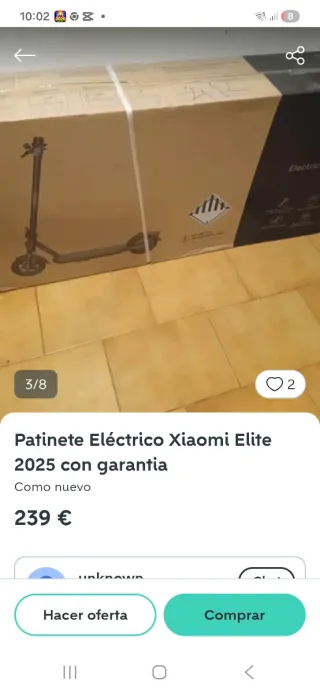 Patinete Eléctrico Xiaomi Elite 2025