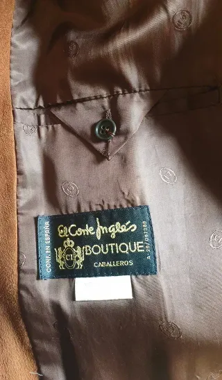 Chaqueta Ante El Corte Inglés T52 Vintage