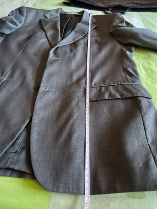 Traje hombre Zara gris marengo. Talla 52