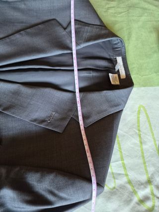 Traje hombre Zara gris marengo. Talla 52