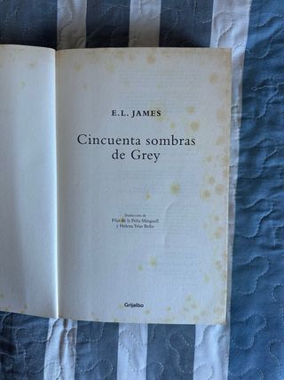 Libro Cincuenta sombras de Grey