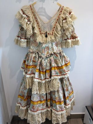 Traje Flamenca MariCruz Volantes Encaje