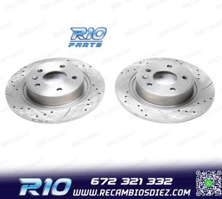 DISCOS DE FRENO PARA LAND ROVER PERFORADOS RANURADOS