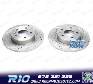 DISCOS DE FRENO PARA NISSAN PERFORADOS RANURADOS