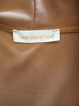 Abito lungo color tabacco